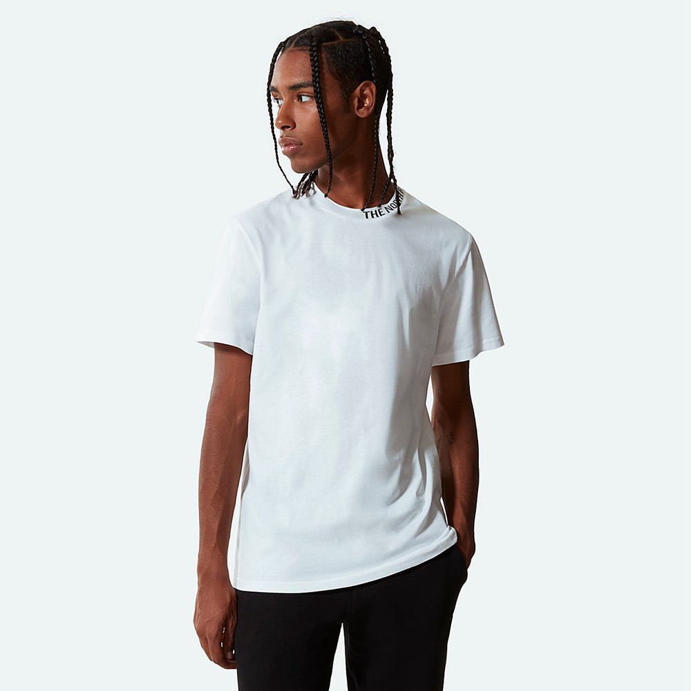 The North Face T-Shirts Mens Australia - The North Face Zumu White (DBI-684153)